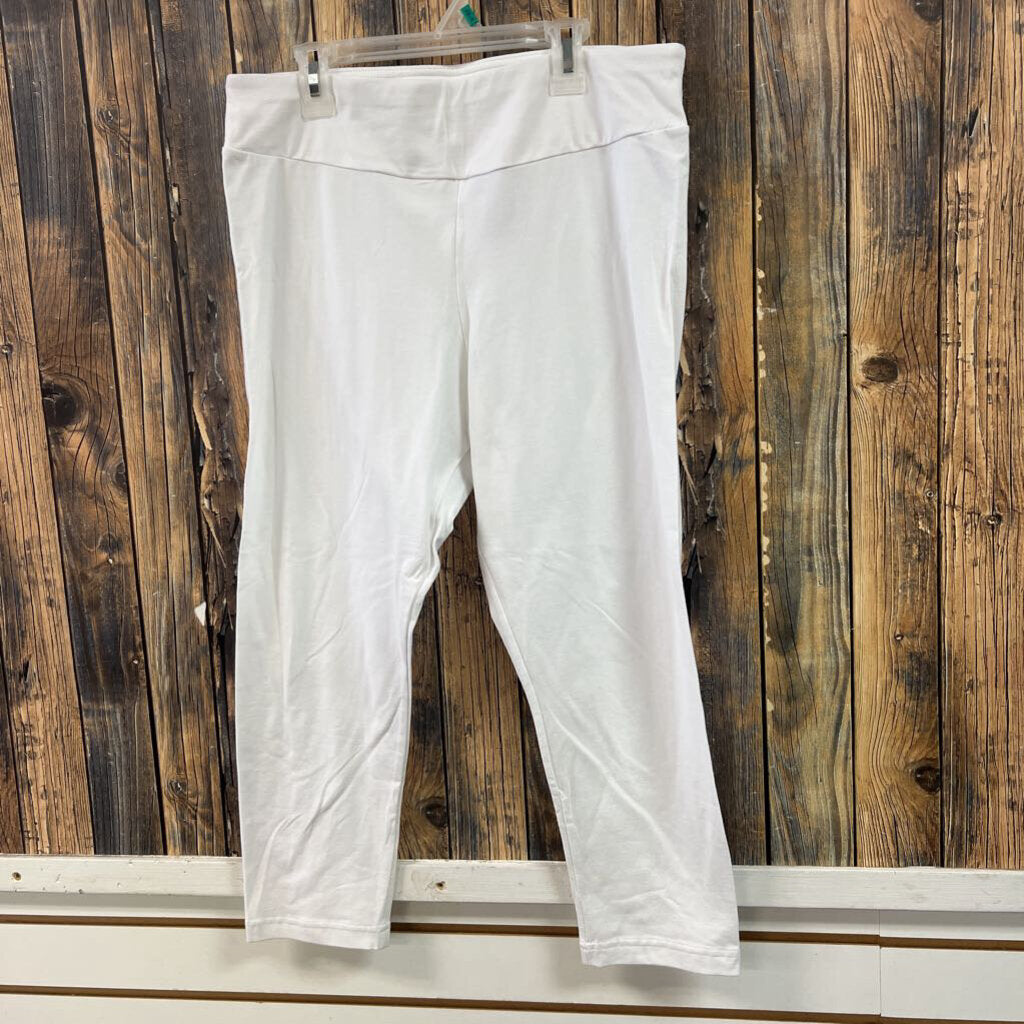 NWT White Leggings, Womens 12/14