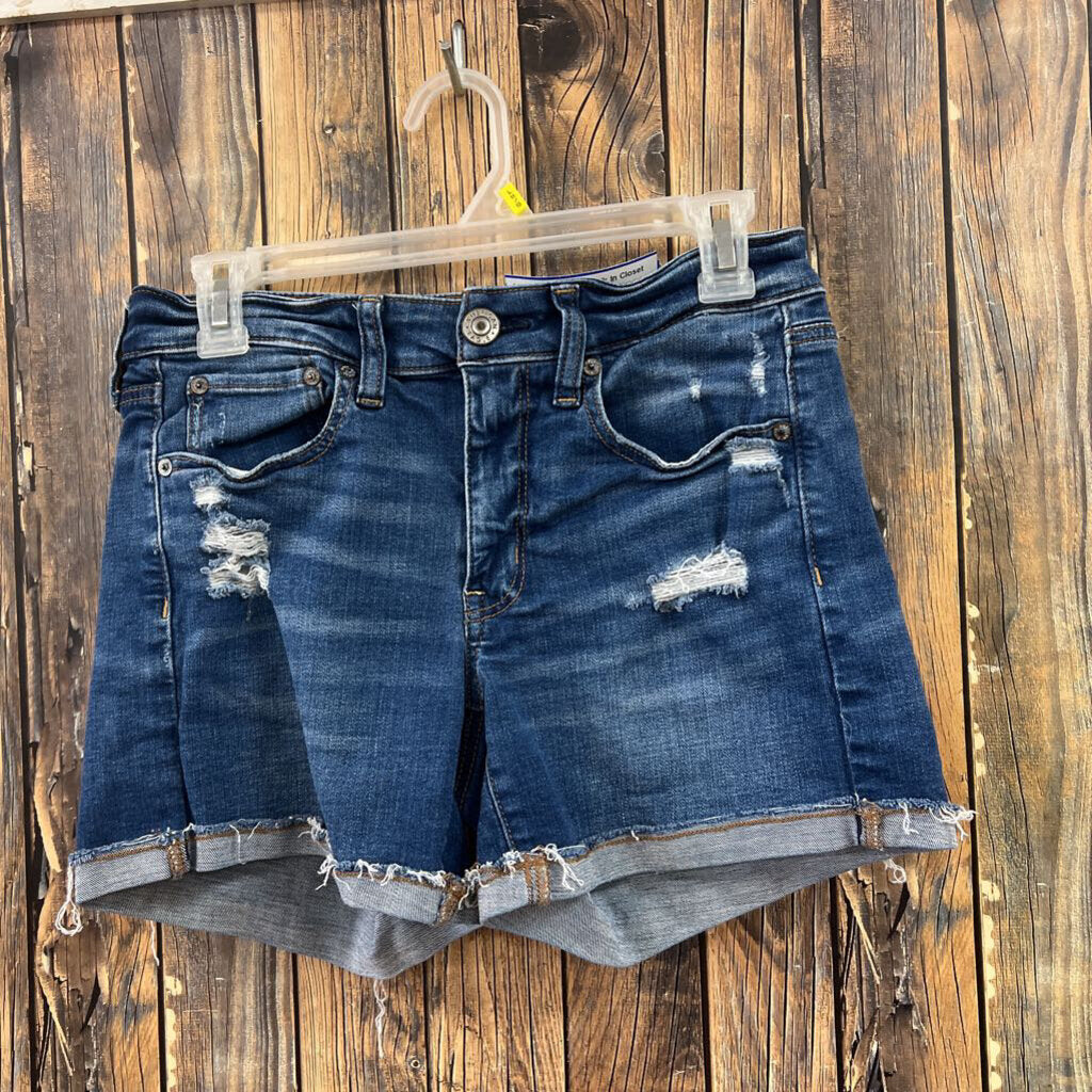 American Eagle Distressed Jean Shorts, Womens 6