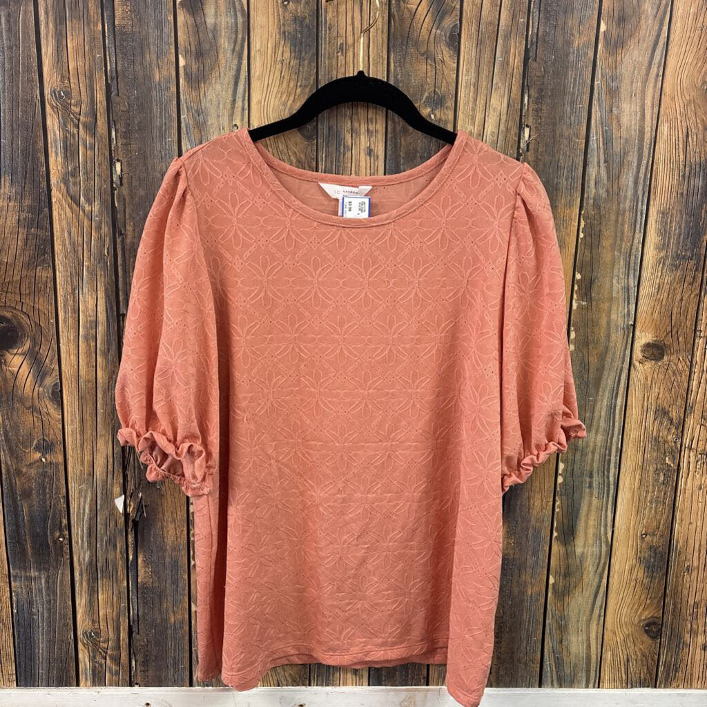 Lauren Conrad Peach Top, Womens L