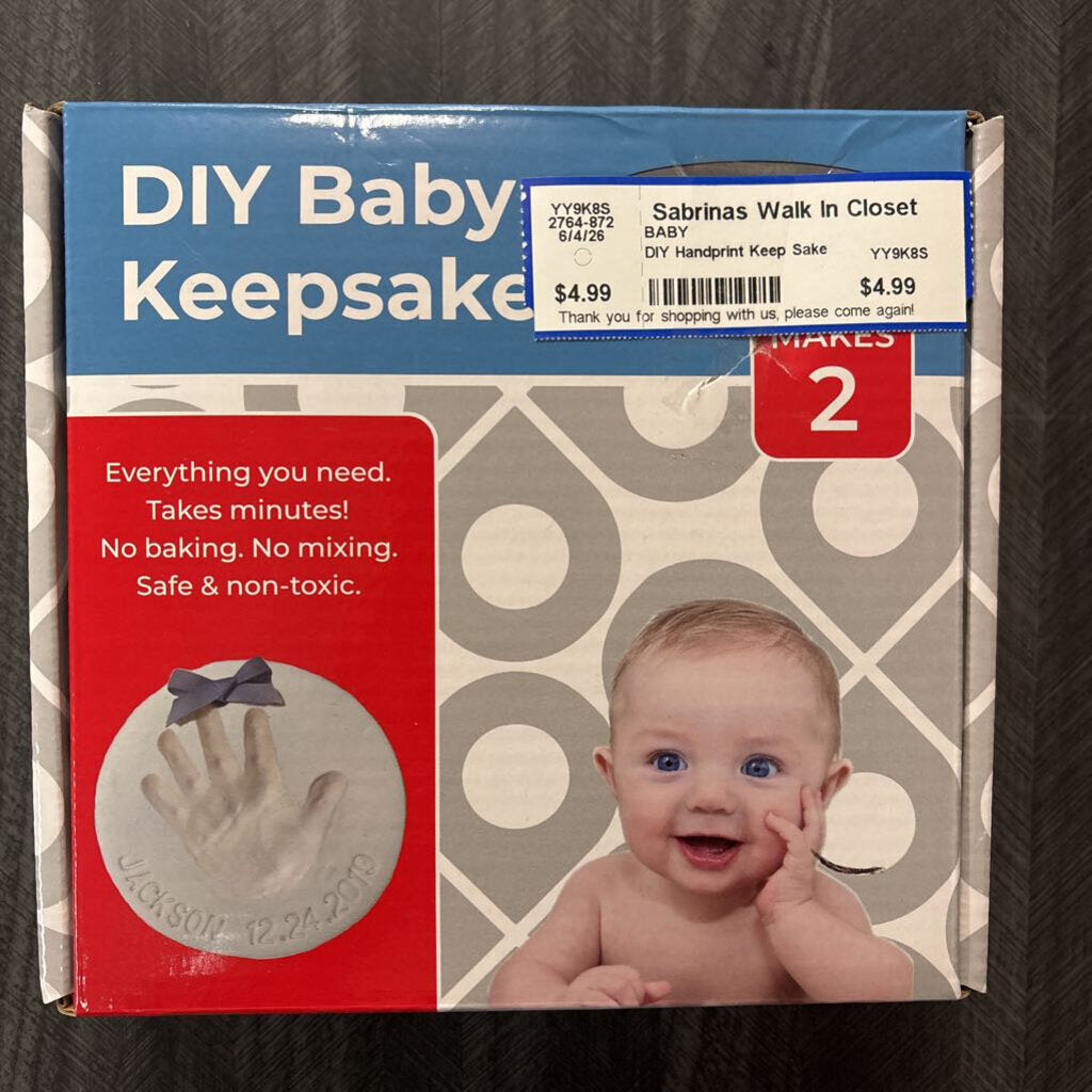 DIY Handprint Keep Sake