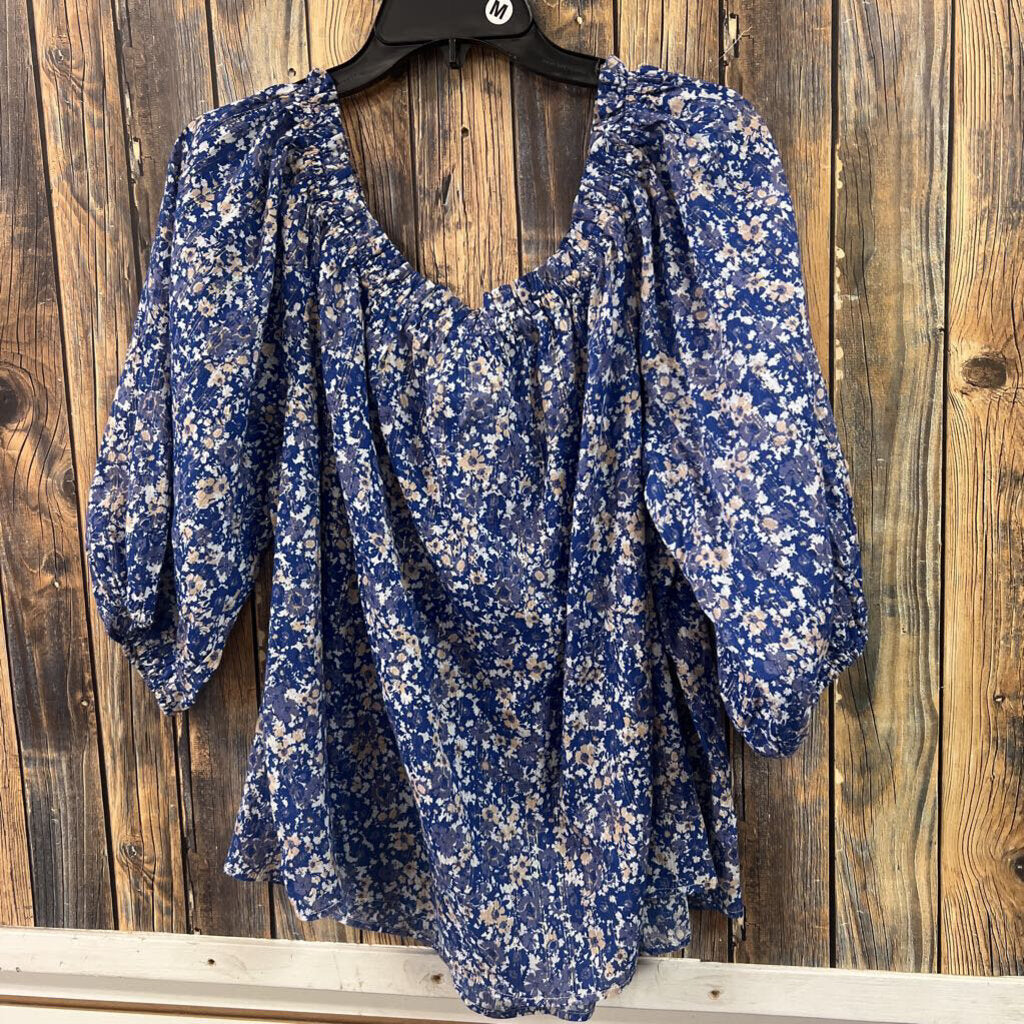 Good Hart, Blue Blouse, Womens Large
