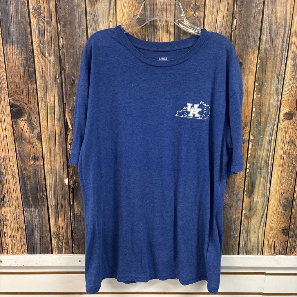 Marled Blue UK Tee, Womens L