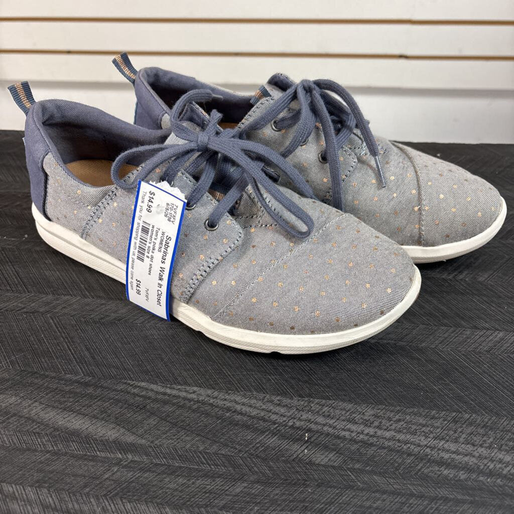 Tom's polka dot shoes women's size 8