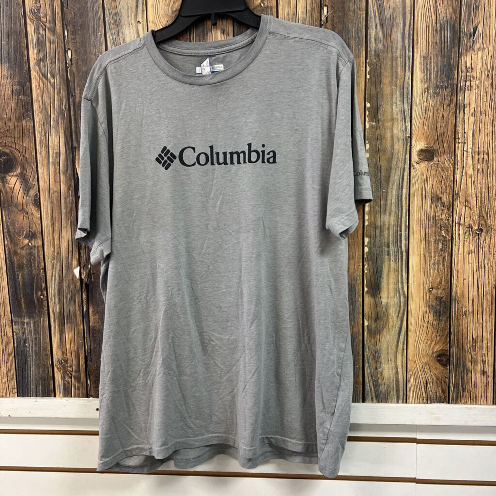 Columbia grey shirt men's size 1X