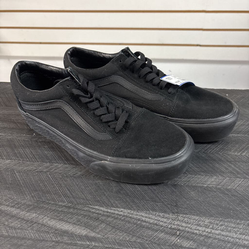 Vans Black Shoes, Men's 7 Women's 8.5