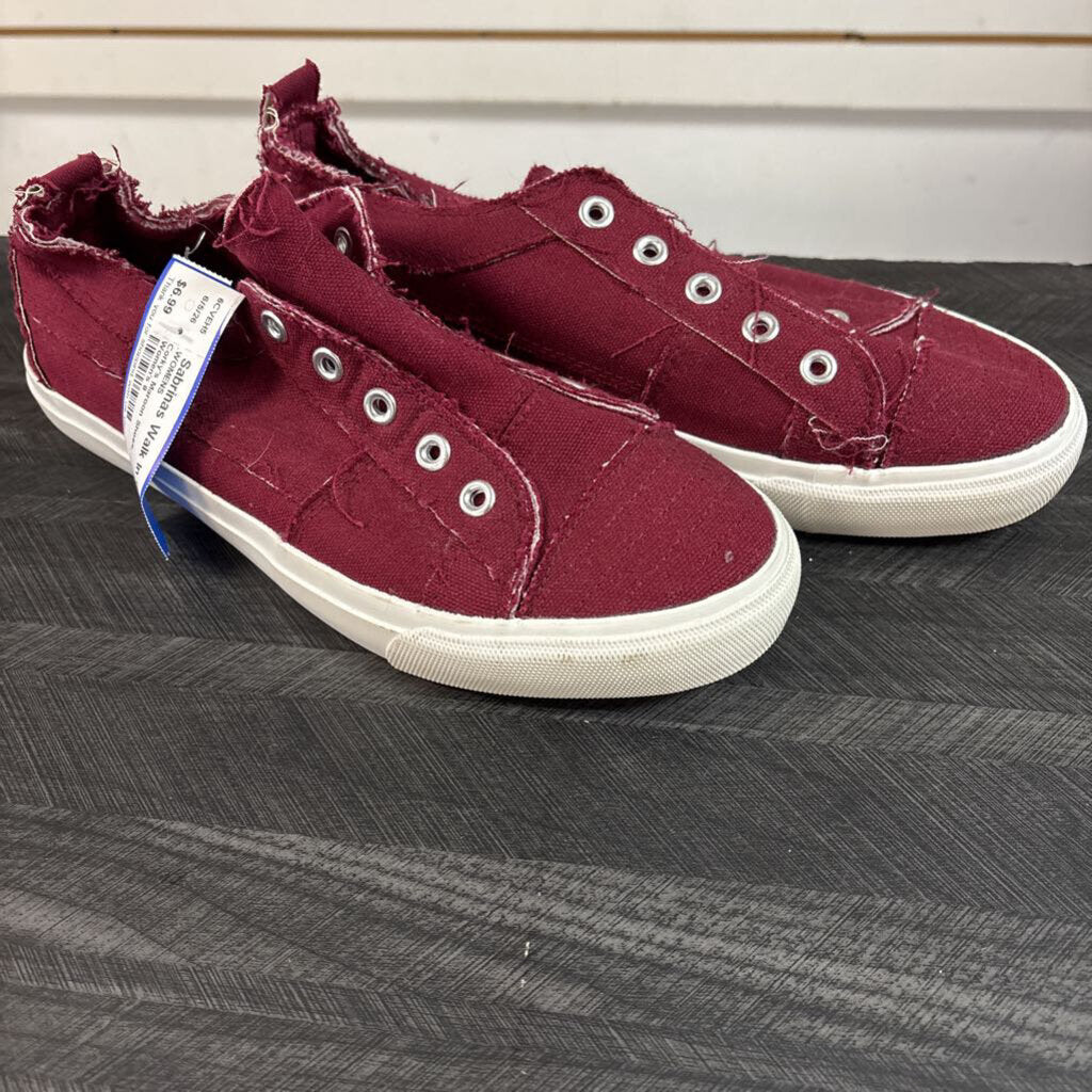 Corky's Maroon Shoes, Women's 8