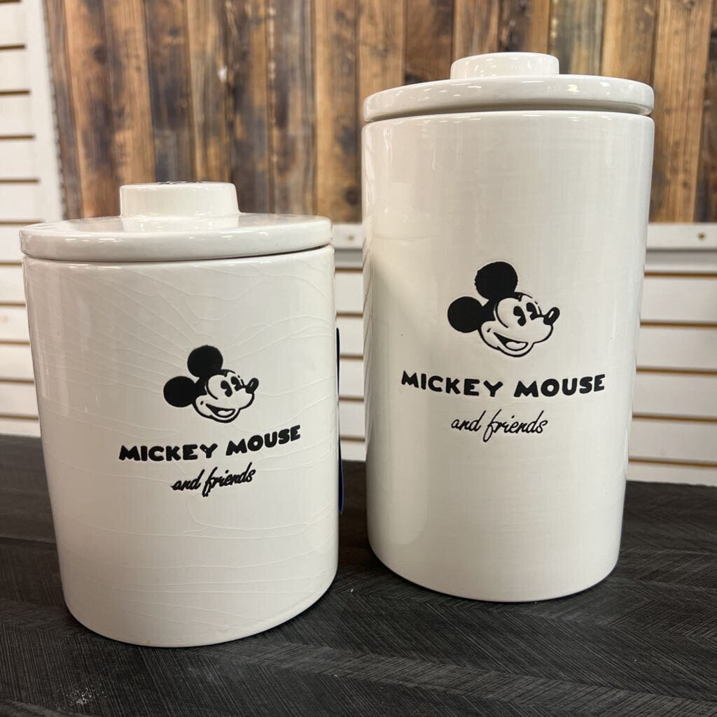 Mickey & Minnie Canister Set - 6x5 & 8x5 - NO SHIP