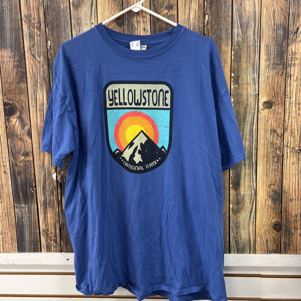 Yellowstone Blue Tee, Womens XL