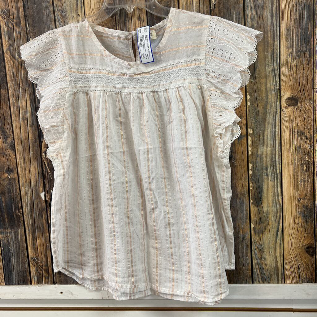 Goodheart by Matilda Jane Eyelet Top, Womens XL