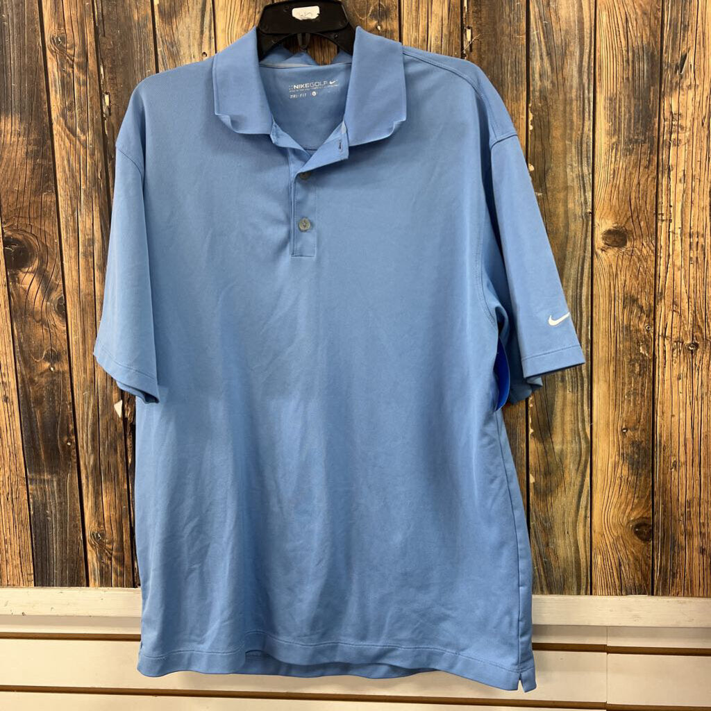 Nike Golf Blue Polo, Mens L