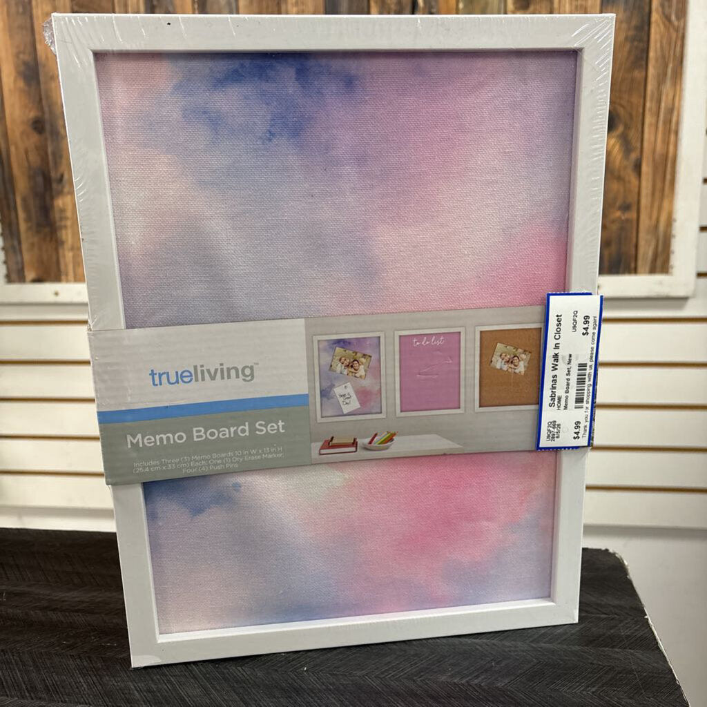 Memo Board Set, New