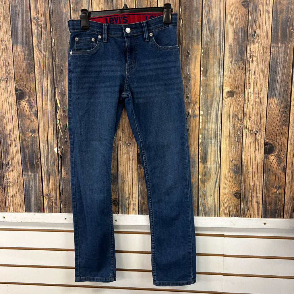 Levi Dark Wash Jeans, Boys 14R
