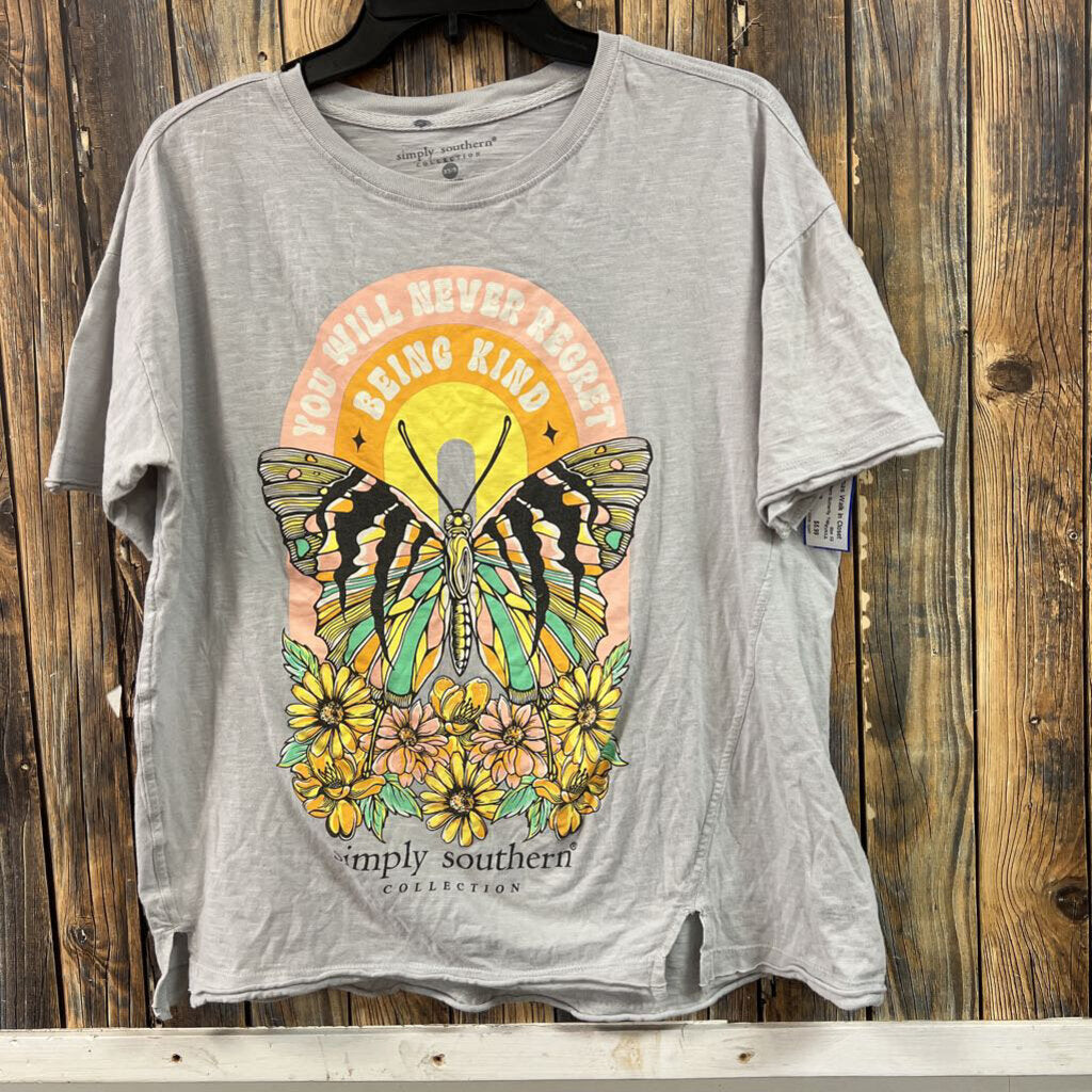 Simply Southern Butterfly Top, Womens XS/