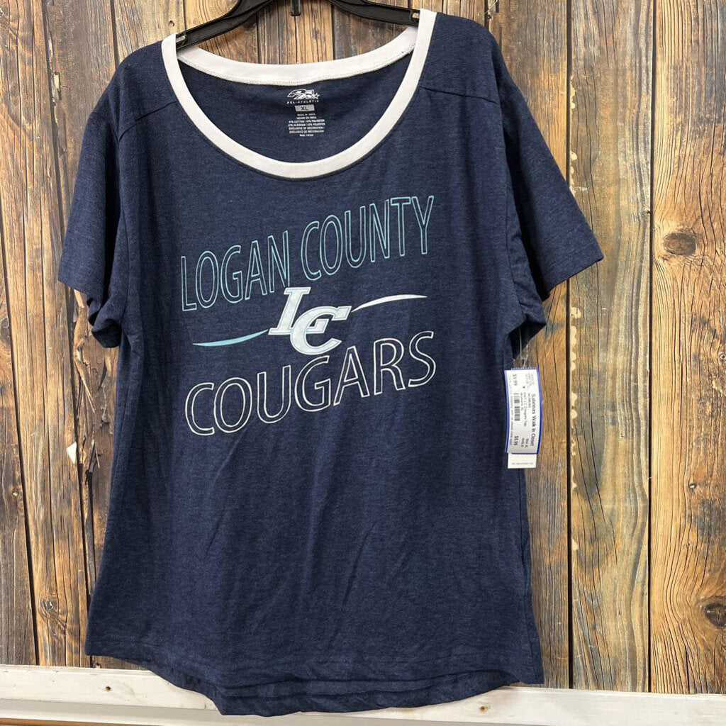 NWT LC Cougars Top, Womens XL