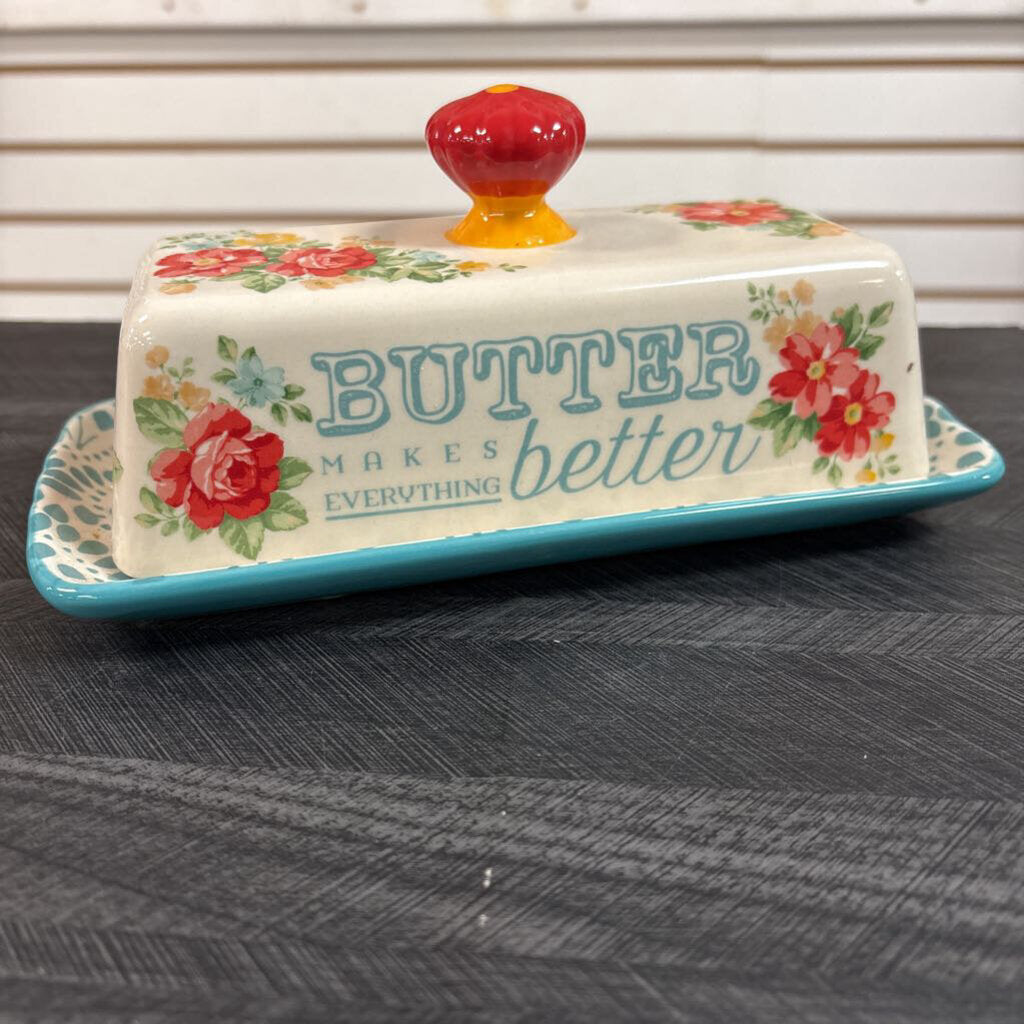 Pioneer Woman Butter Dish - NO SHIP