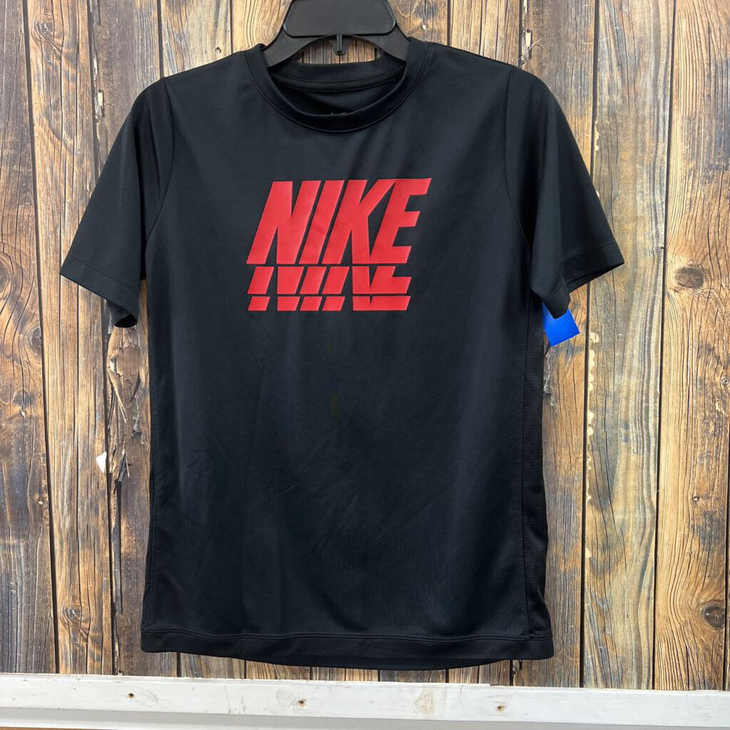 Nike Black/Red Tee, Boys XL