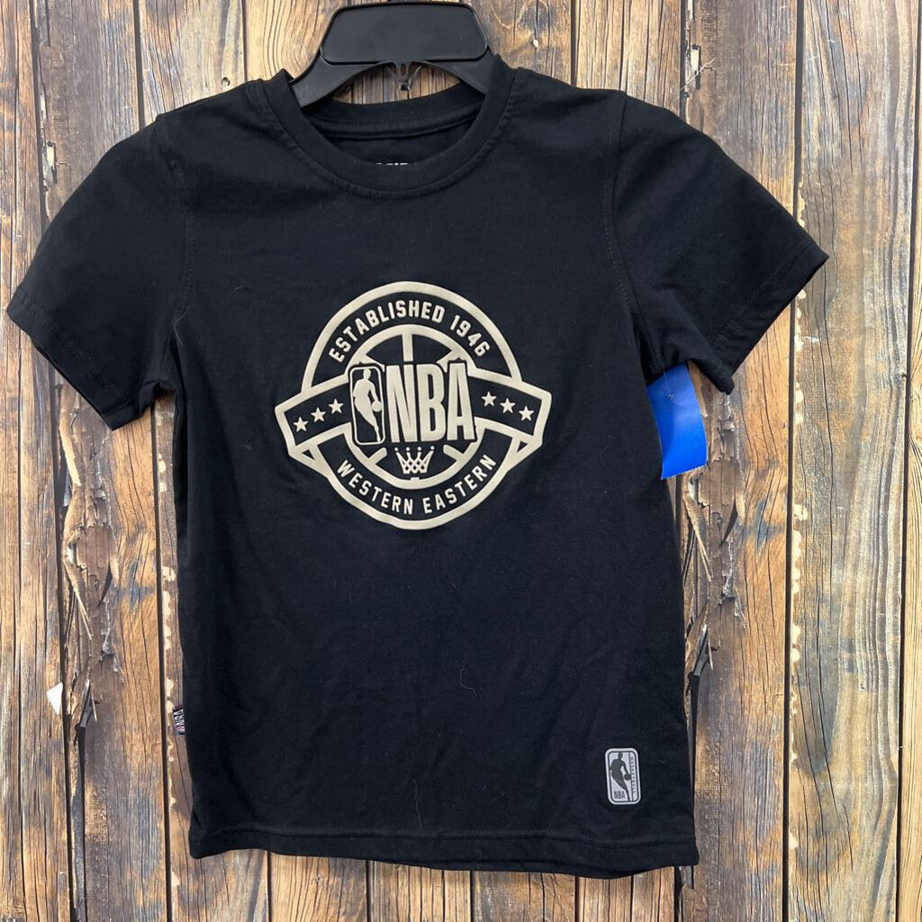NBA Black Tee, Boys 10/12