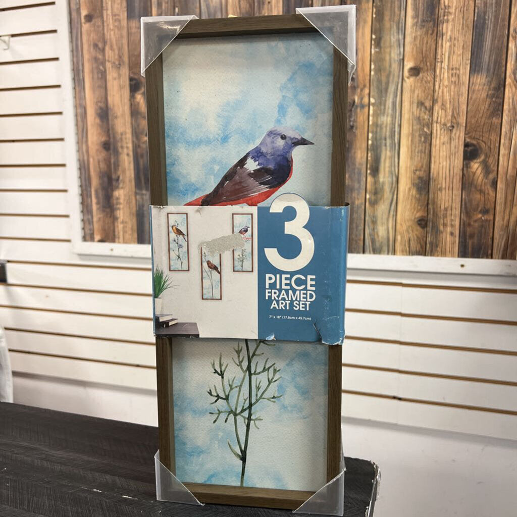 3 PC Framed Art Set - NO SHIP
