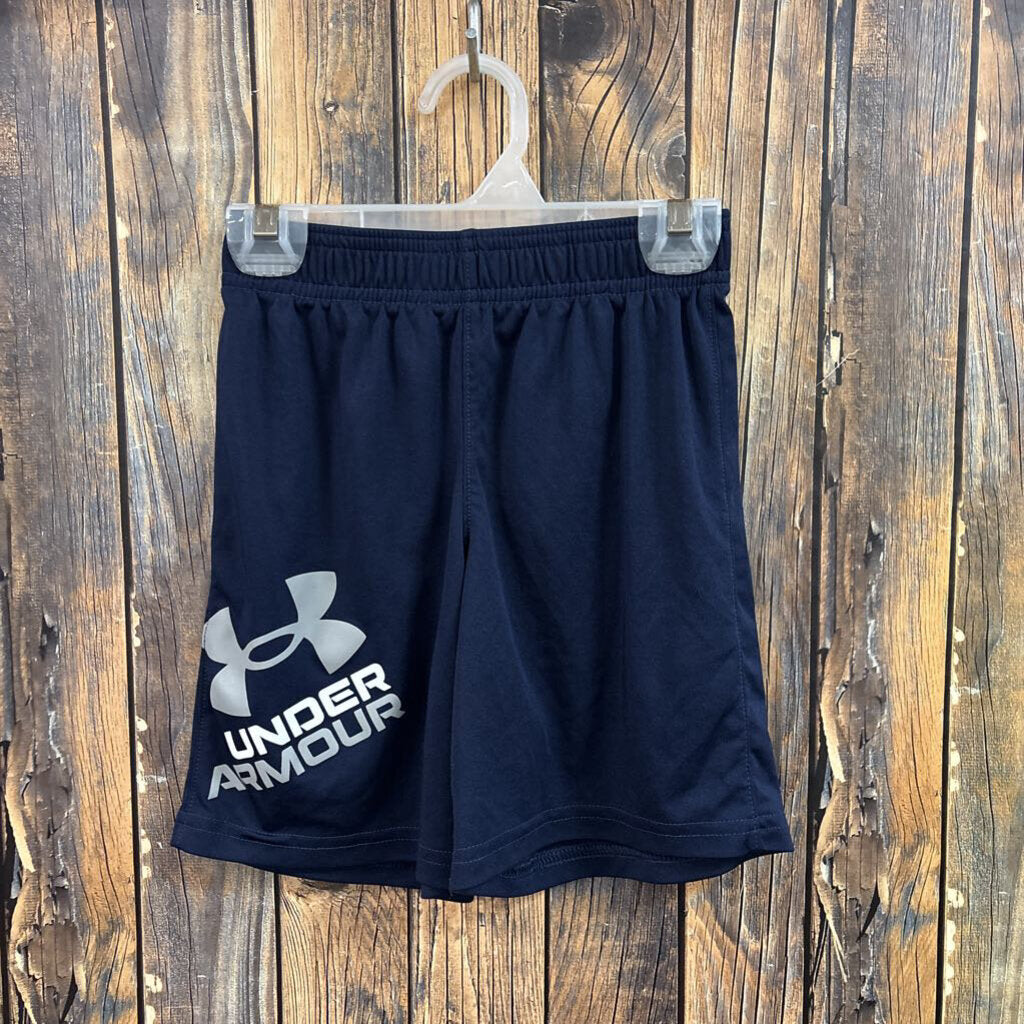 Under Armour Navy Shorts, Boy's 6