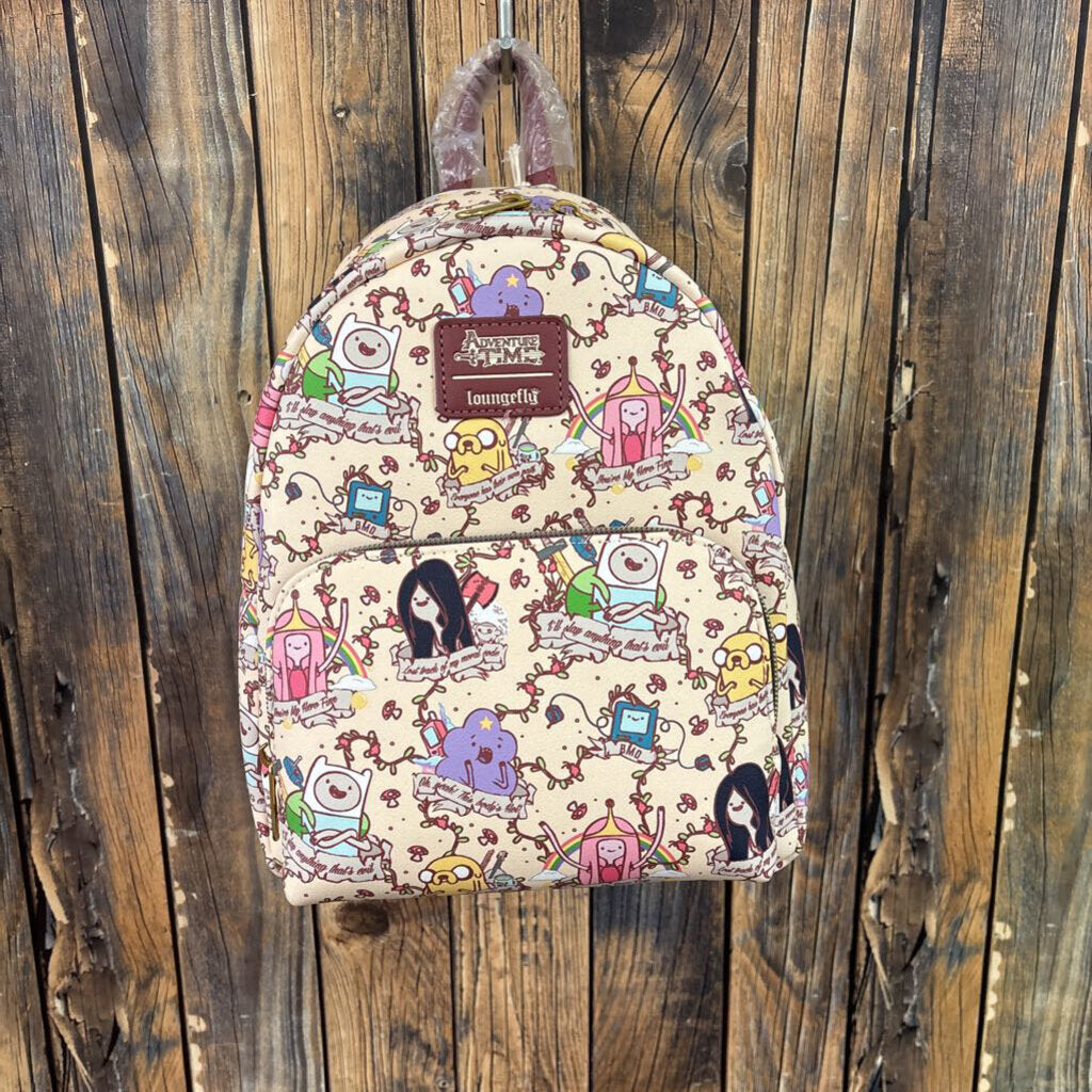 Loungefly Adventure Time Backpack Purse, NWT