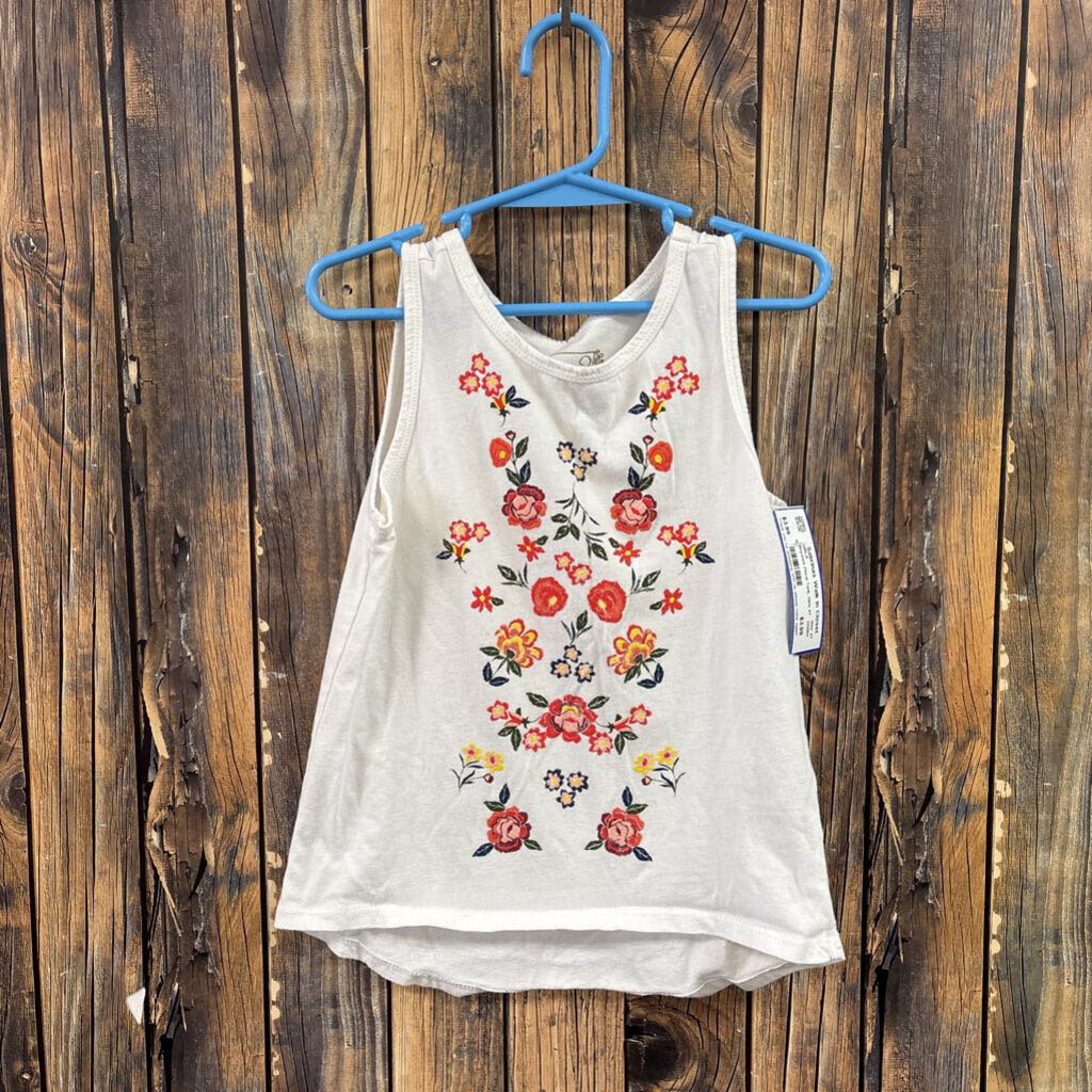 Shyanne Floral Tank, Girls 4T