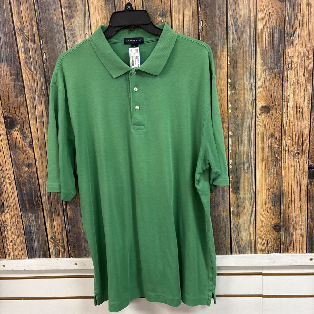 Land's End Green Shirt, Men's XL