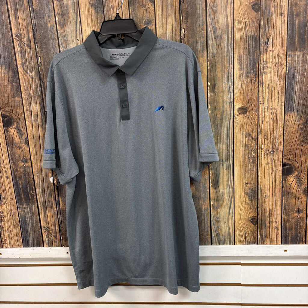Nike Golf Gray Shirt, Men's XXL