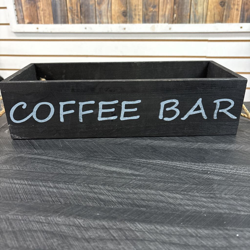 Coffee Bar Bin, No Shipping 14x6in