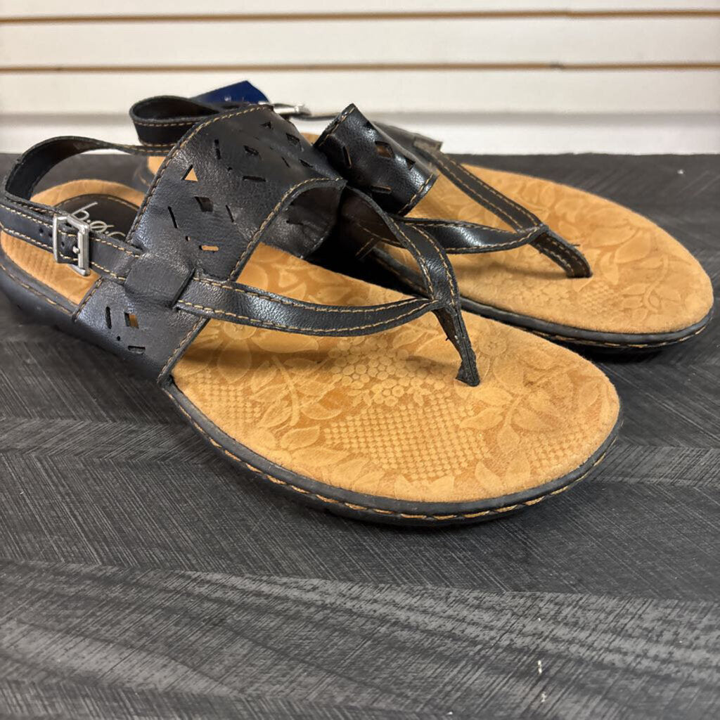 BOC Black Sandals, Women's 7