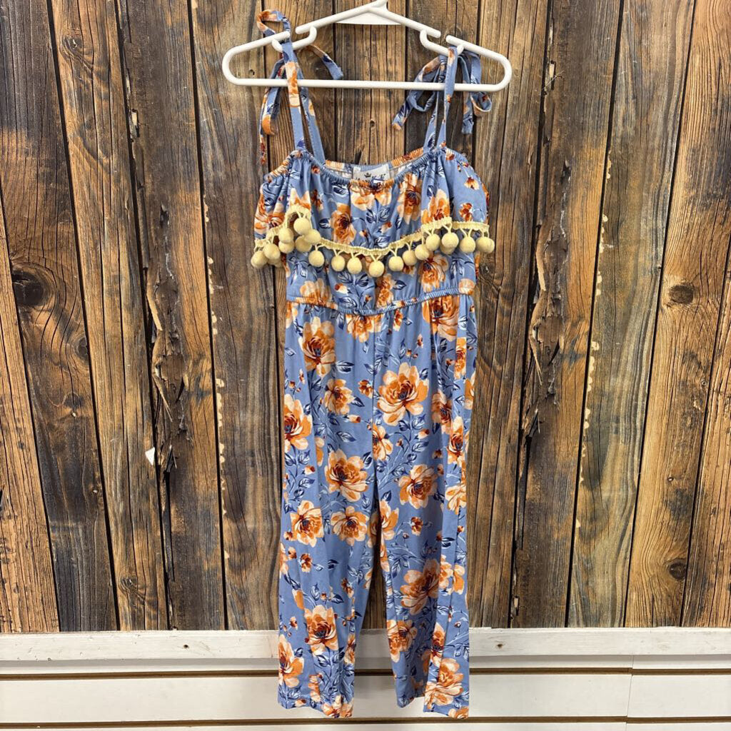 Marie Nicole Flower Romper, Girl's 4