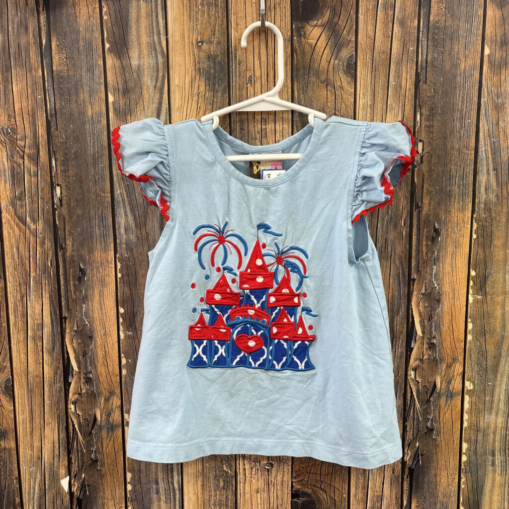 RW&B Castle Top, Girl's 4