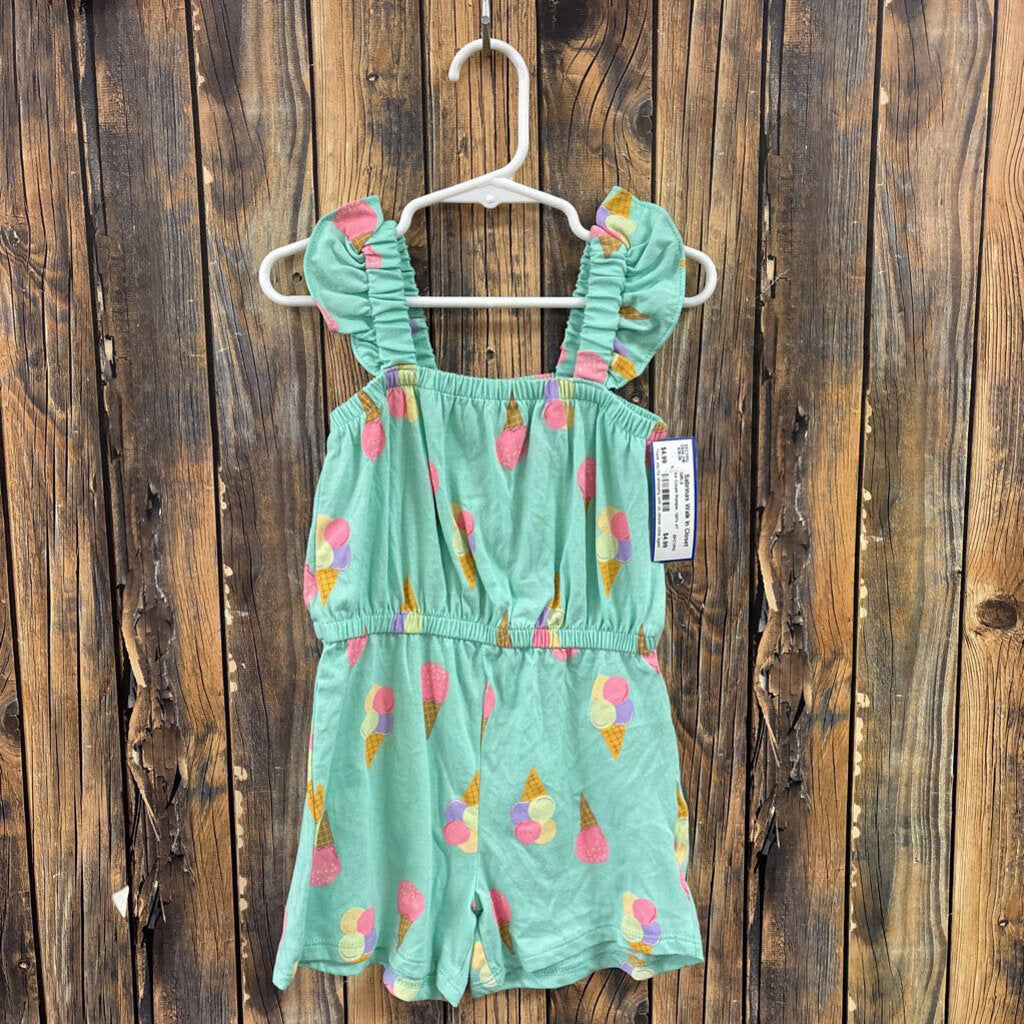 Ice Cream Romper, Girl's 4T