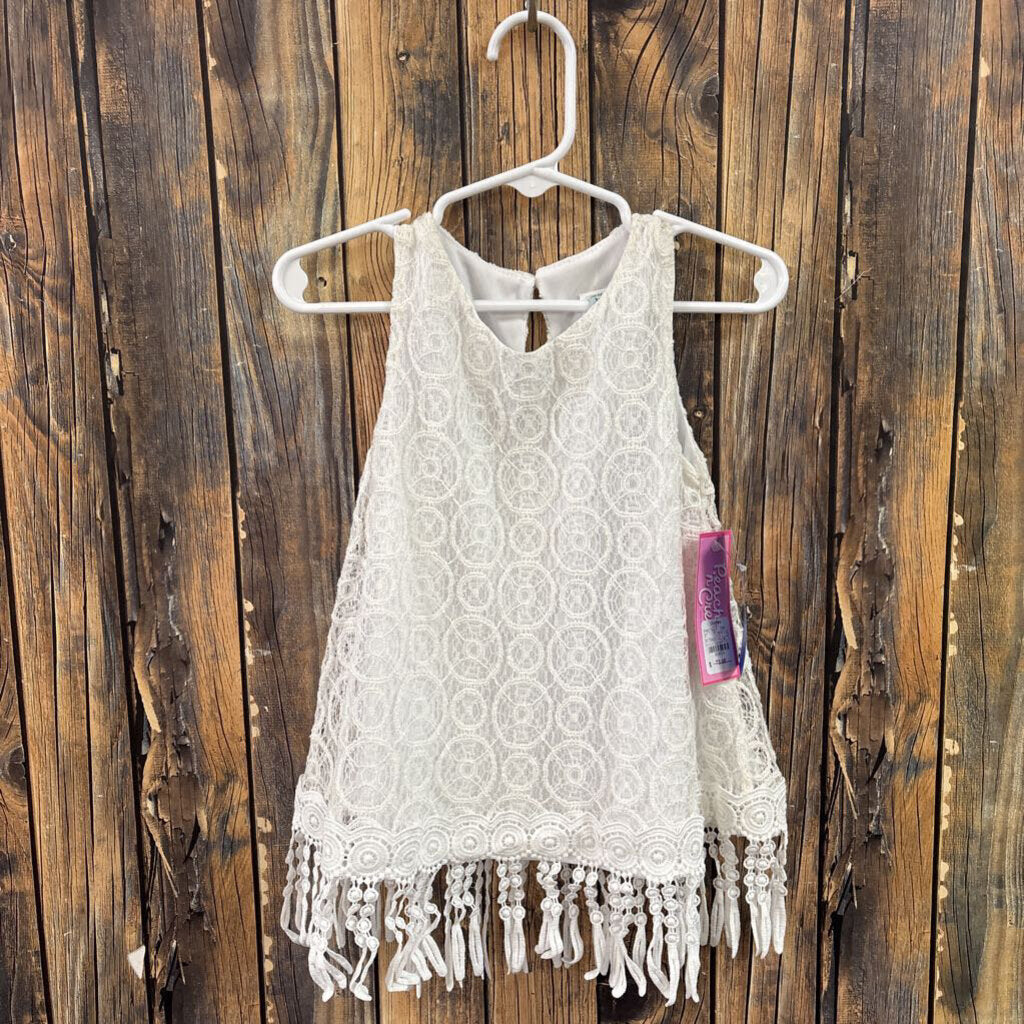 Peaches and Cream Lace Dress, NWT Girl's 3T