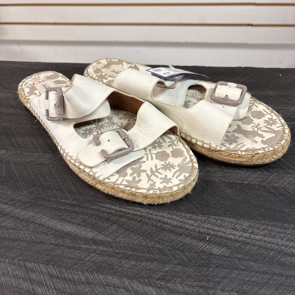 Ellen Degeneres Leather Sandals, Women's 9.5
