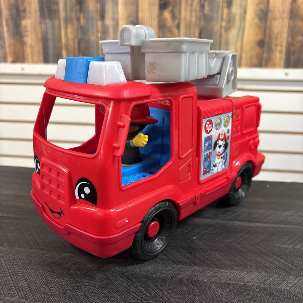 Fisher Price Firetruck w/ Person (Makes Sounds)