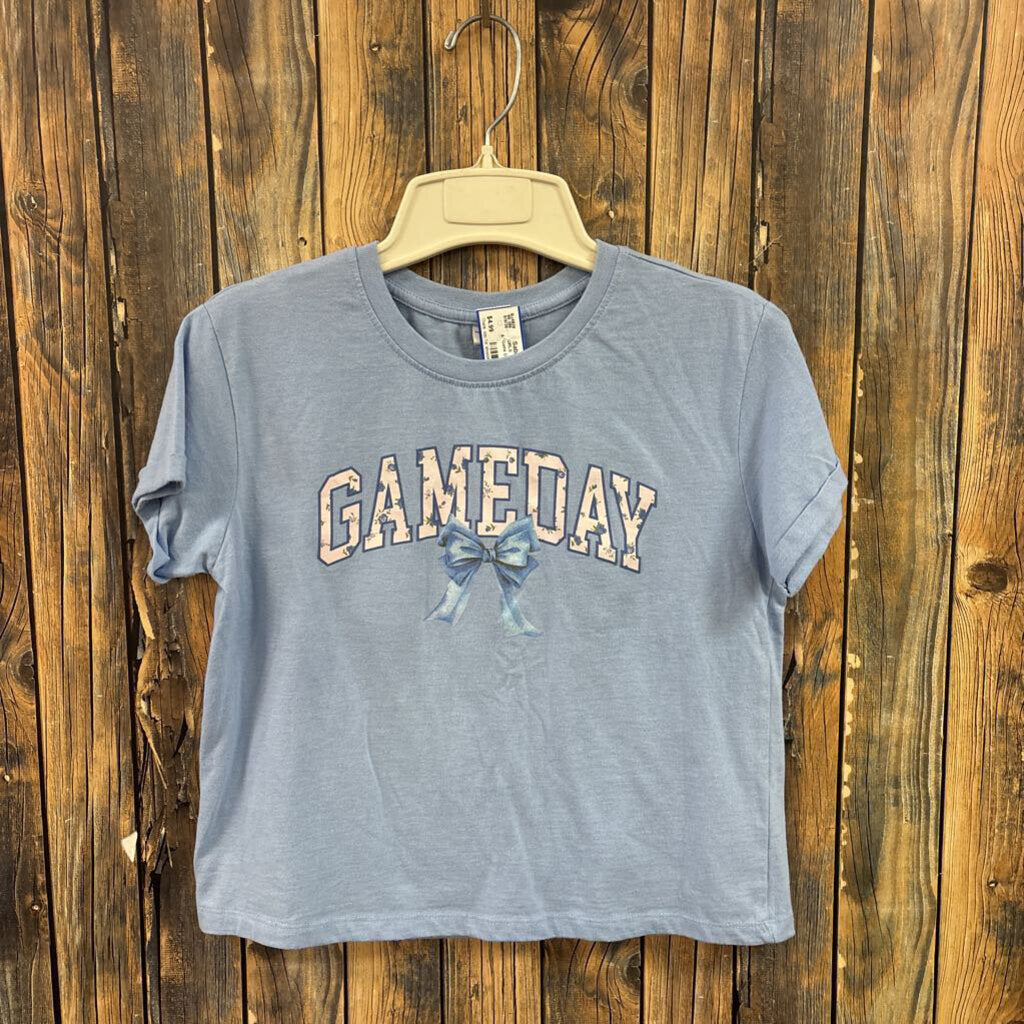 Game Day Blue Tee, Girls 16