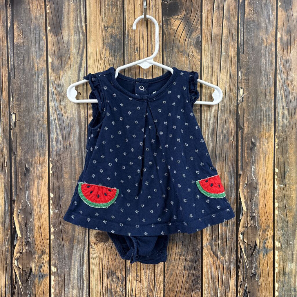 Carters Watermelon Onesie, Girls 3-6M