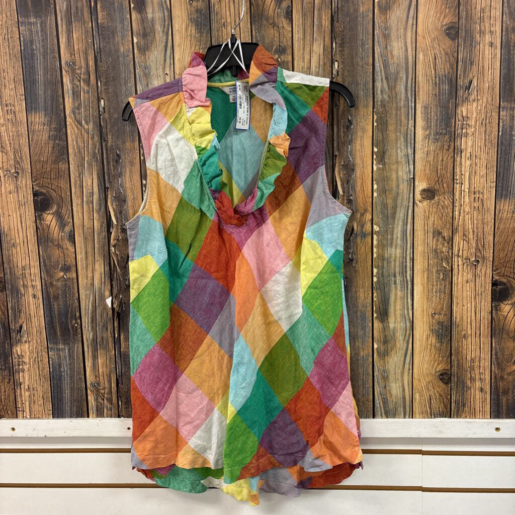 Crown & Ivy Plaid Tank, Womens 1X
