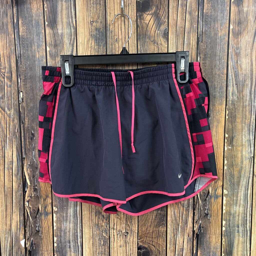 Nike Dri-Fit Grey/Pink Shorts, Womens M