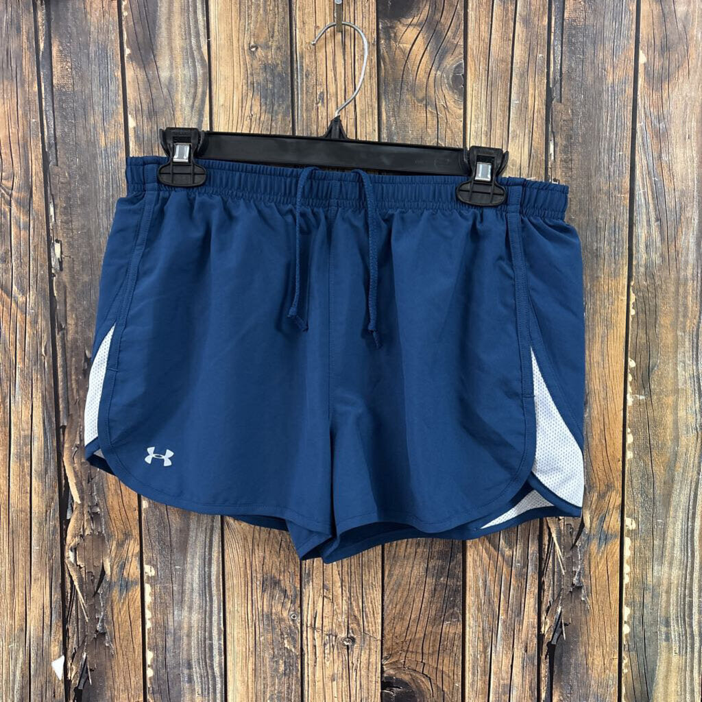 Under Armour Blue Athletic Shorts, Womens M