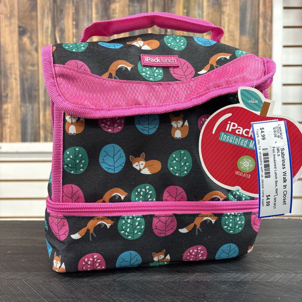 Fox Insulated Lunch Box, NWT