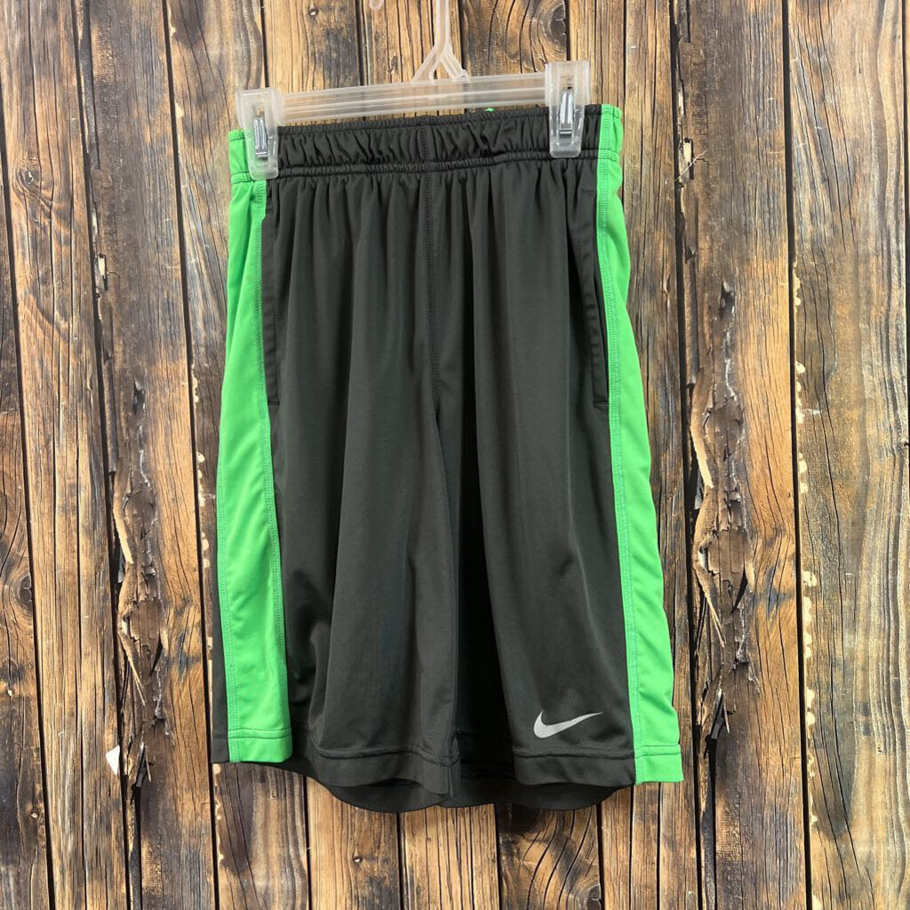 Nike Gray and Green Shorts, Boy's M (10)