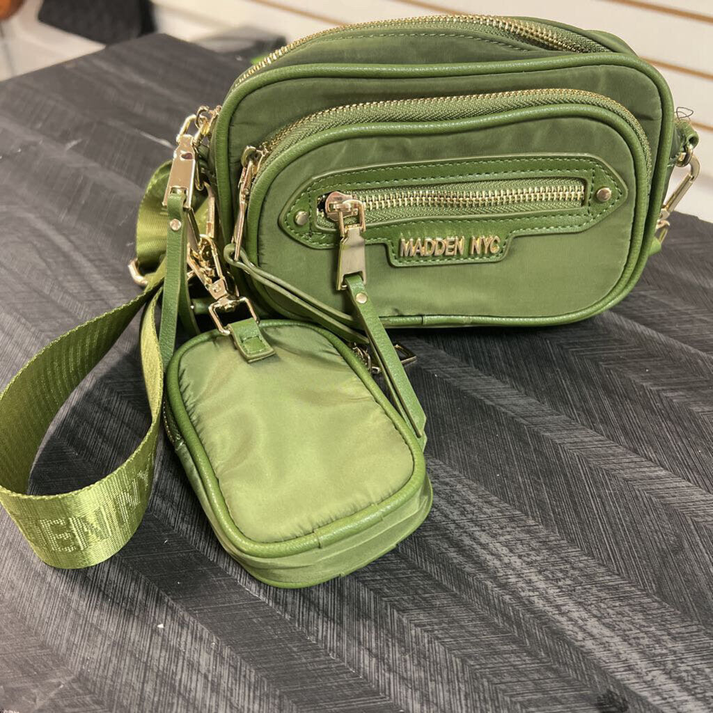 Steve Madden Green Belt Bag