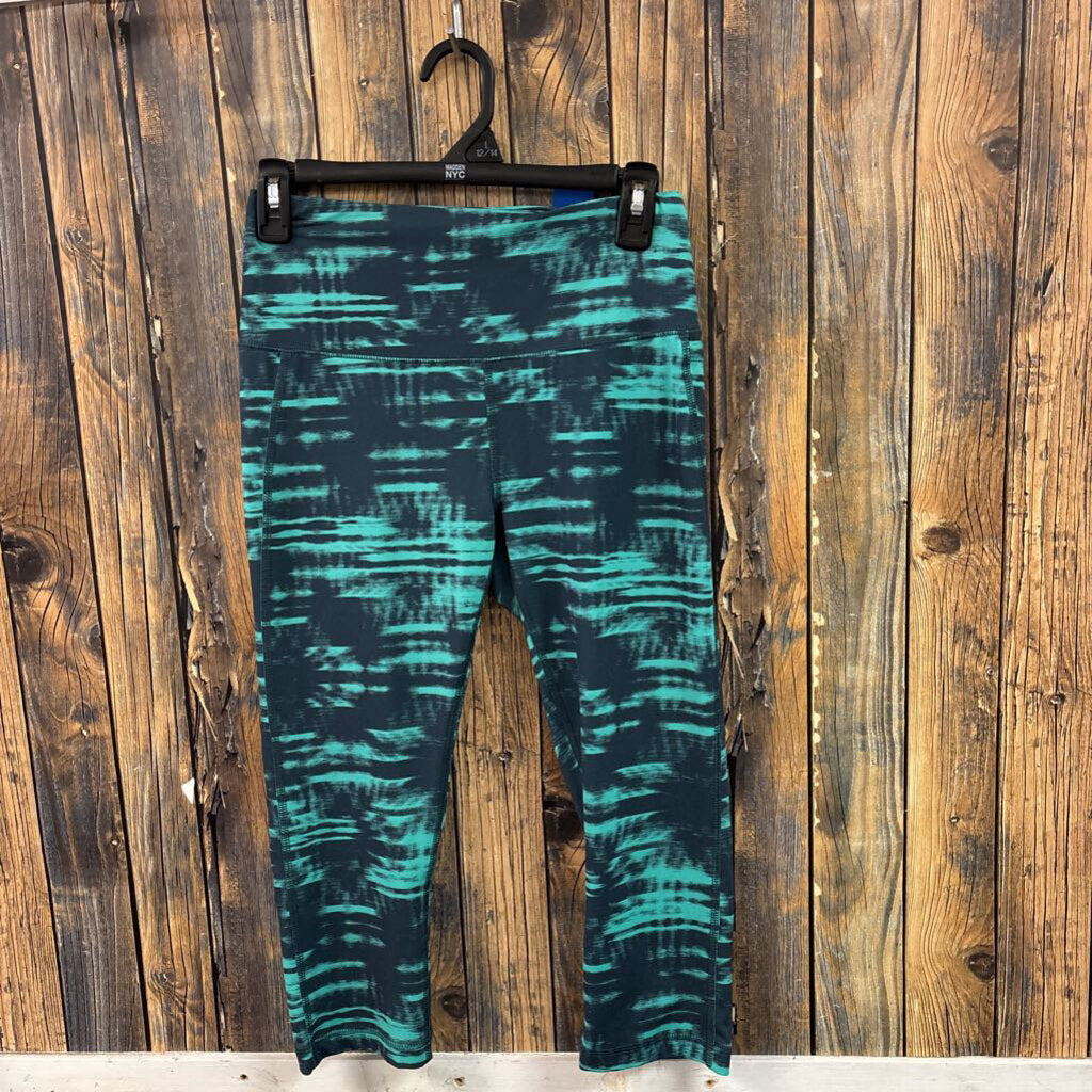 Reebok Teal Swirl Leggings, Women's S