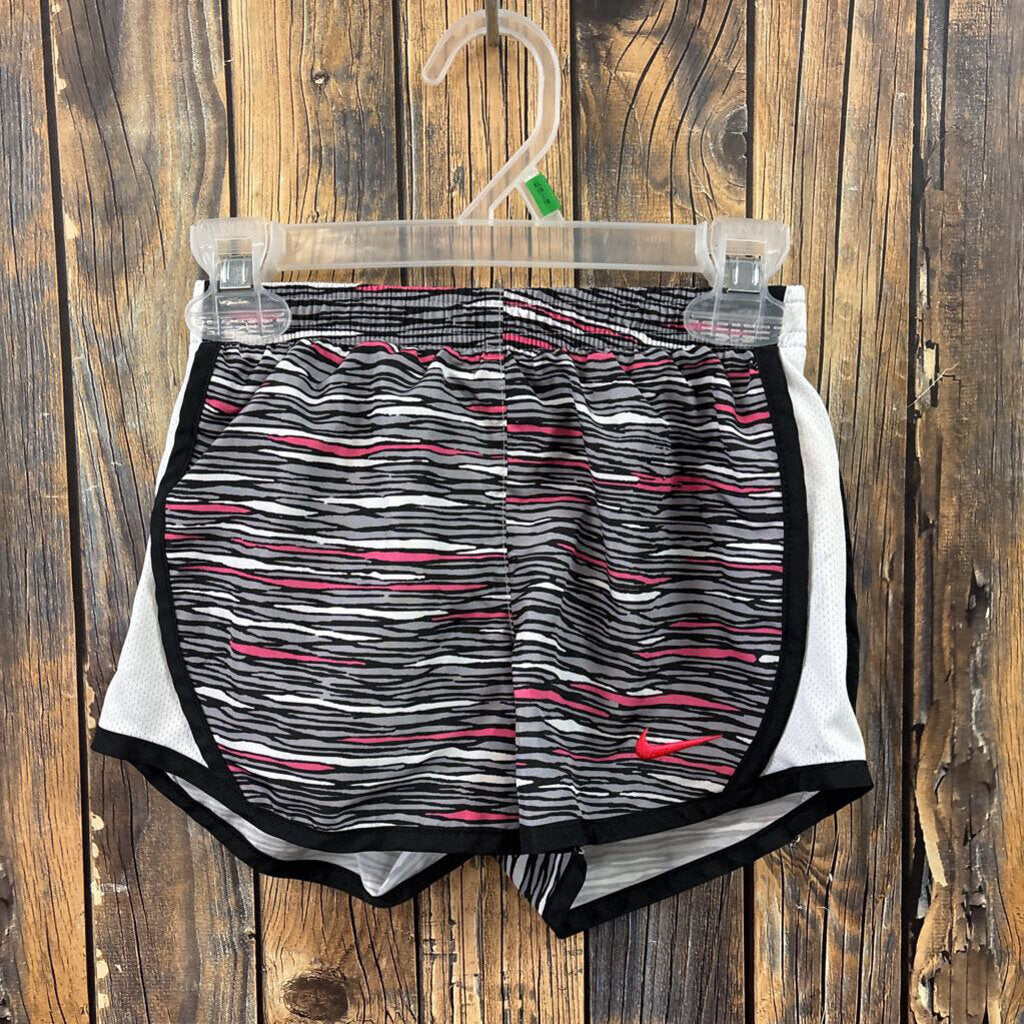 Nike black and pink shorts girls size 5-6 years