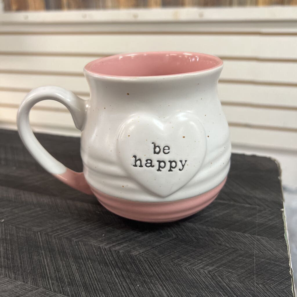 Be Happy Oversized Mug - NO SHIP