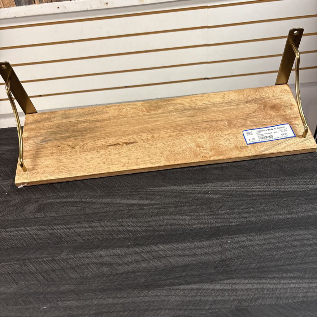 Wooden Wall Shelf - 20x6 - NO SHIP