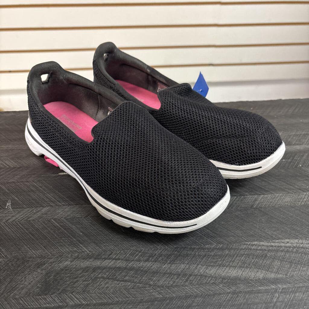Skechers Black Air Cooled Goga Mat Sneakers, Womens 7.5