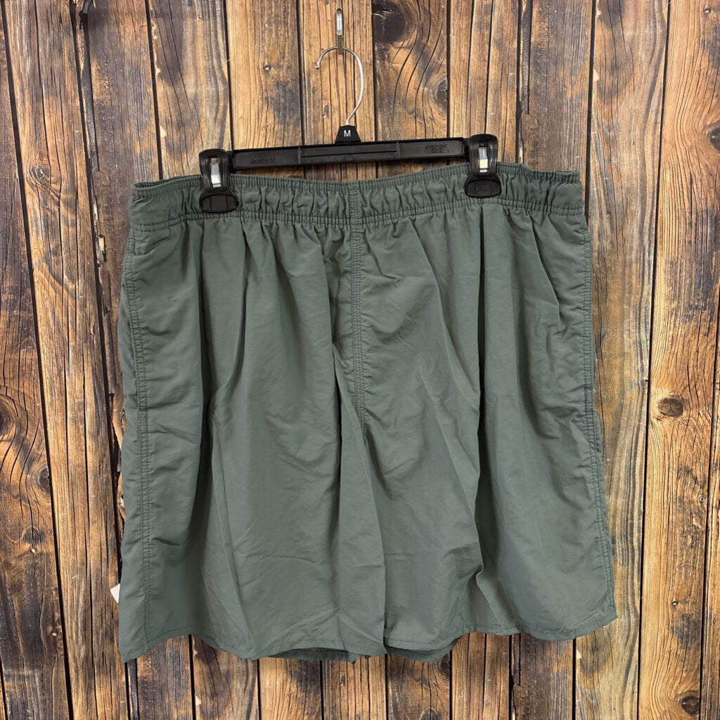 Sage Green Swim Trunks, Mens XL