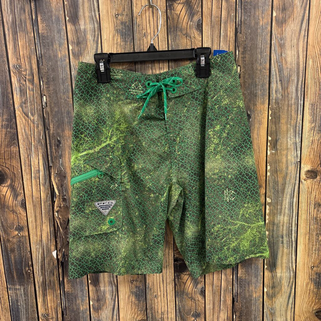 Columbia Green Trunks, Mens 28